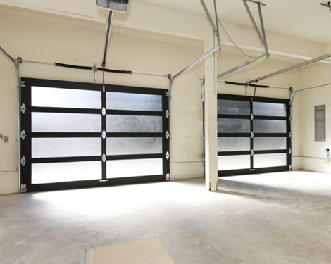 Glass garage door Scarsdale